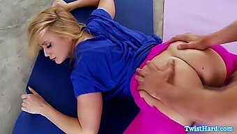 Aj Applegate'S Seductive Yoga Session Turns Into Intense Oral Sex