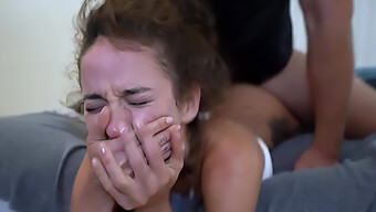 She Underestimated The Challenge - A Massive Cock Ravages A Tight 18-Year-Old'S Body