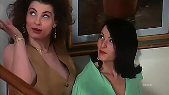 Italská Pornohvězda V Retro Klasickém Celém Filmu