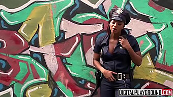 Jasmine Webb, A Homeless Woman, Engages In Hardcore Sex With A Black Police Officer