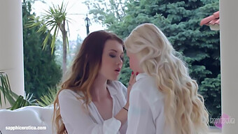 Misha Cross Och Lola Tay Utforskar Sin Sexualitet En Blåsig Dag