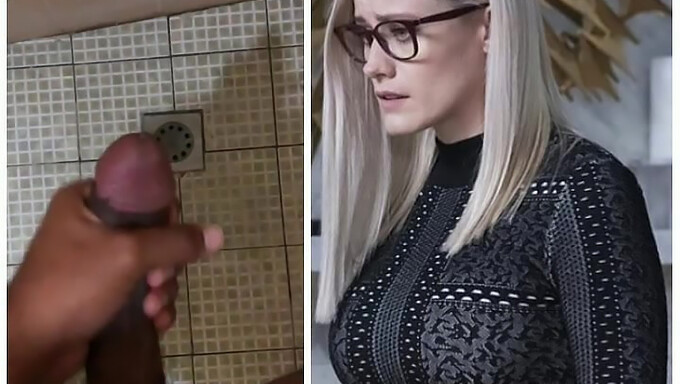 Busty Skönhet Olivia Taylor-Dudley I Cfnm-Action Med Stora Kukade Män