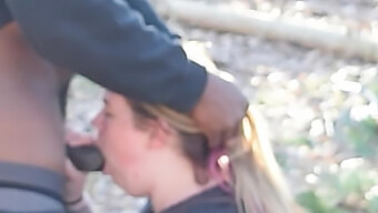 Blonde Bbw Receives Intense Facial From Interracial Couple Outdoors