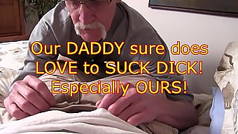 Witnessing A Forbidden Encounter As A Young Man'S Stepfather Indulges In Oral Pleasure