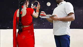 Priya'S First Karva Chauth Sex And Oral Pleasure Under The Open Sky