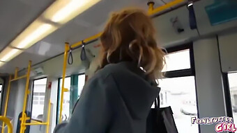 A Frankfurt Tram Ride Ends With Self-Pleasure