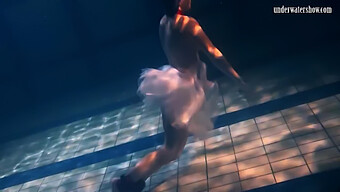 Ballerina Bulava Lozhkova'S Sensual Solo Show In The Pool