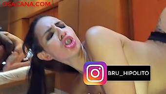 Bruna'S Wild Ride: Slapping And Sucking In A Group