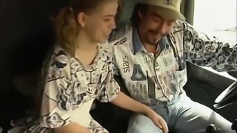 Vintage German Truck Driver'S Erotic Encounter With Blonde Beauty