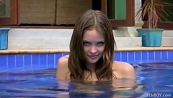 Petite Russian Beauty In All Her Wet And Sexy Glory