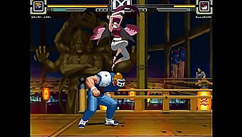 Parodia Street Fighter: Yuzuriha Ja Selvaria On Intensiivinen Sukupuoli Istunto